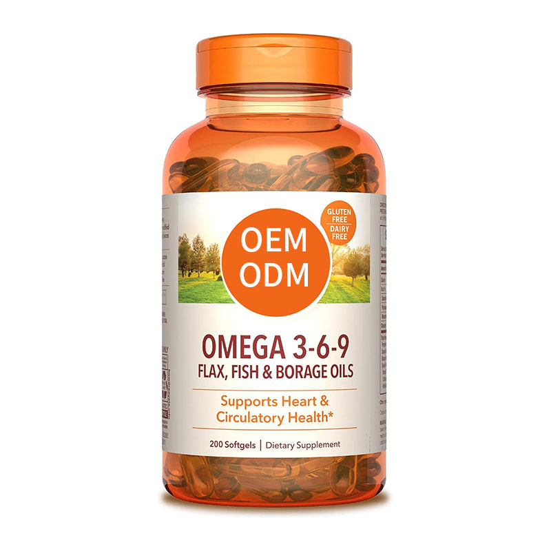 Deep sea fish oil OMEGA 3-6-9 soft capsulesOEM ODM Contract Manufacturing